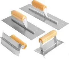 A set of four different types of trowels.